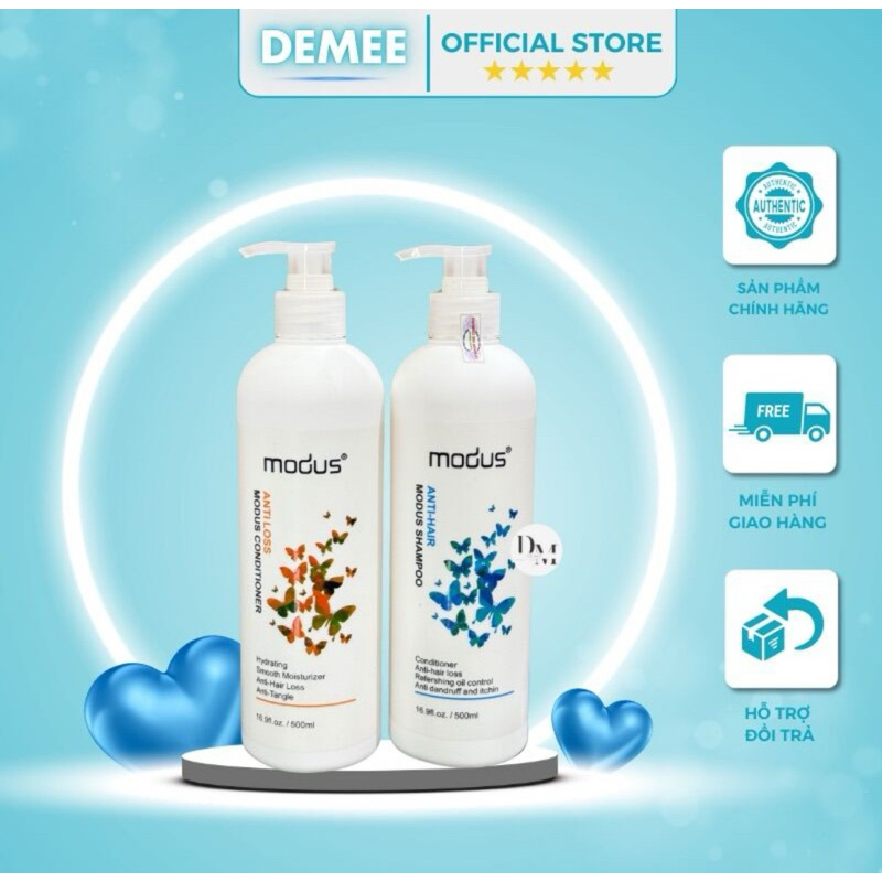Cặp Gội - Xả Modus Ngăn Gãy Rụng và Giảm Gàu Tóc 500Ml cho Nam Nữ - Women