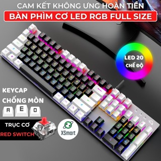 Bàn Phím Cơ Gaming K1 RED Switch 20 Chế Độ LED Màu Cực Đẹp Chơi Mọi Tựa Game Trên Máy Tính Laptop PC