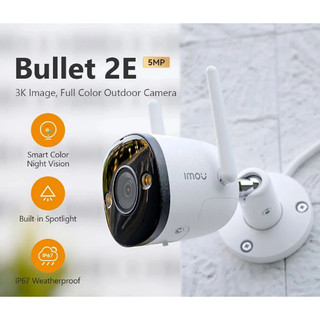 Camera WIFI ngoài trời IPC-F52FP-IMOU 5.0MP 3k, full-color, có màu ban đêm, chống nước, tích hợp mic