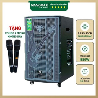  Loa Kéo Nanomax A-500 980W Bass 50. Loa Kéo Công Suất Lớn Karaoke Di Động Đỉnh Cao 2025 
