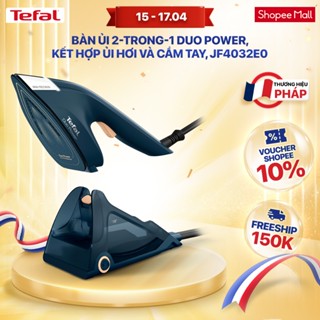 Bàn ủi Tefal 2-trong-1 Duo Power, kết hợp ủi hơi và cầm tay, JF4032E0