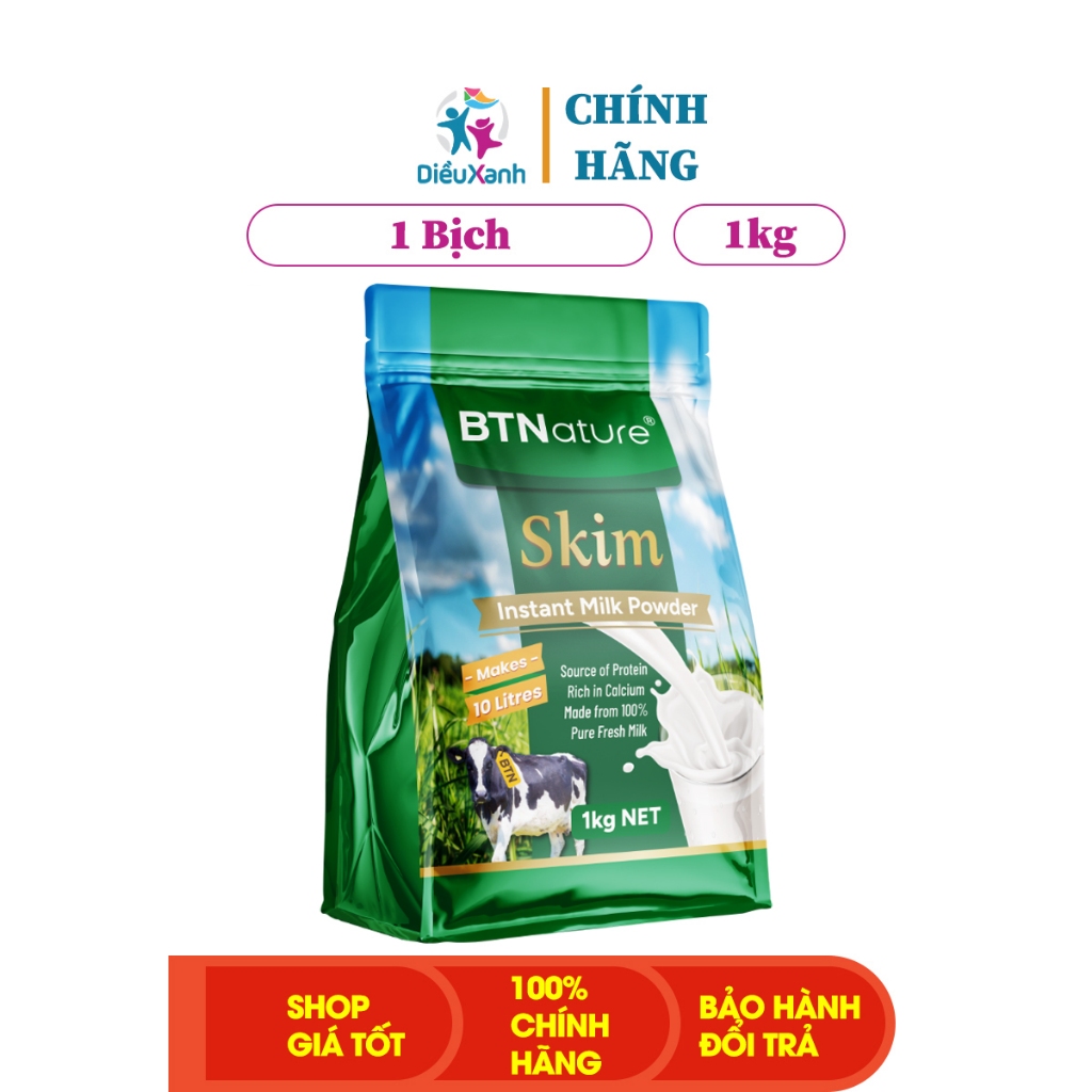 Sữa Bột BTNature Tách Béo - Nhập Khẩu Úc