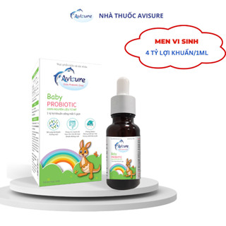 Men vi sinh Avisure Probiotic 4 tỷ bào tử lợi khuẩn đa bào giúp bé tiêu hóa tốt, tăng đề kháng 20ml