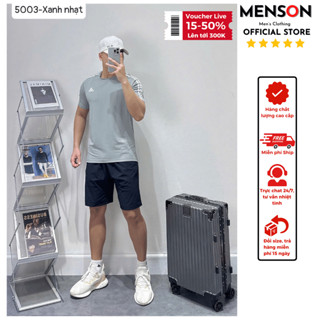 Đồ bộ nam Adidas cộc tay HÀNG CAO CẤP Menson MMBC0141 Bộ đũi nam mặc nhà chất mát, co giãn chuẩn form mùa hè 2023
