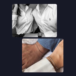 Quite luxury Lắc tay Bạc Ý dành cho cặp đôi | Nhiều lựa chọn