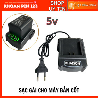  Sạc gài KHAISON cho máy bắn cốt máy cân bằng laser 5v có đèn báo sạc 