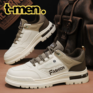 Giày thời trang nam TMEN trẻ trung, chống thấm nước, dễ vệ sinh, đế 5cm. Giày sneaker nam Size 39-44