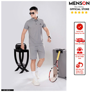 Bộ thể thao nam mùa hè cao cấp Hàng Hiệu Menson MH5-T634 Bộ quần áo thể thao nam cộc tay mặc nhà chuẩn 2025