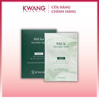 Hộp 10 Miếng Mặt nạ vải vi sợi BE' BALANCE NMN ngải cứu SSUK Micro Fiber Mask 30g