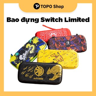 Bao đựng Switch màu Limited Pokemon/Zelda/Mario/Monster Hunter ... cho máy V1, V2, OLED.