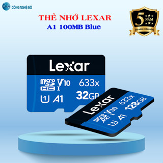Thẻ nhớ Lexar A1 100MB BLUE | Thẻ Nhớ Cho Camera, Flycam, Điện Thoại | Chính Hãng BH 5 Năm