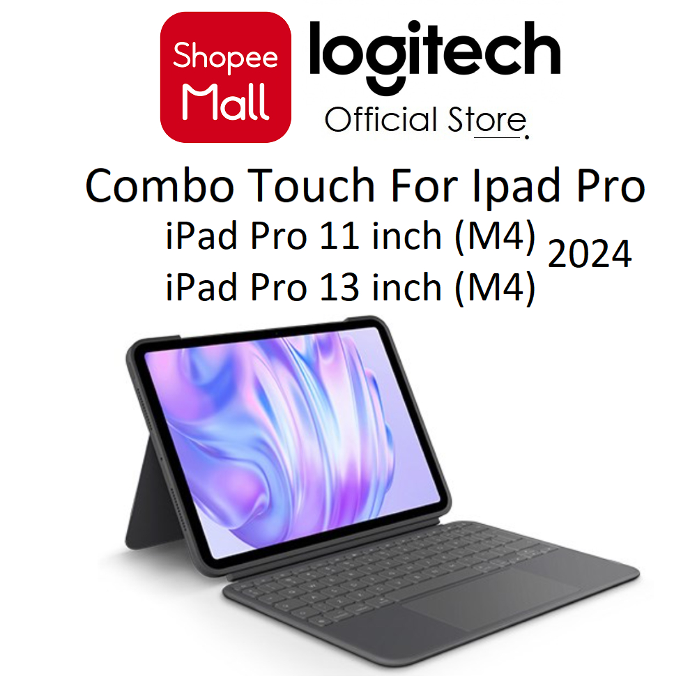Bao da bàn phím Logitech Combo Touch for iPad Pro 11inch (M4 & M5) / iPad Pro 13 inch (M4 & M5) - Ch