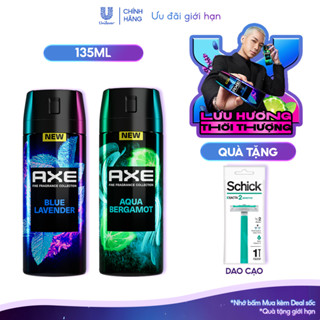 Xịt thơm nước hoa cao cấp AXE 135ml, Fine Fragrance mist lưu hương tinh tế và khử mùi lên tới 72h