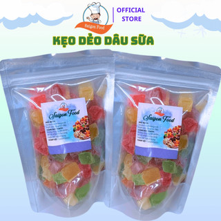 500G Kẹo Dẻo Dâu Sữa Đà Lạt