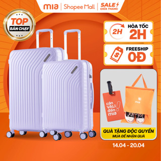 [DEAL SỐC] Combo 2 Vali Kéo MIAvn Du Lịch Larita RICO - Size 20/24/28, Nhựa PP Siêu Bền, Hạn Chế Va Đập Mạnh