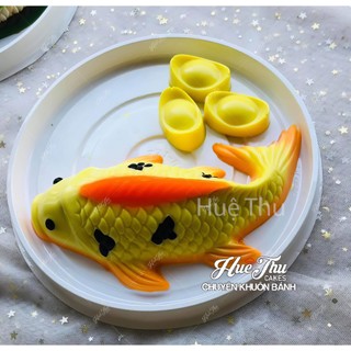Khuôn thỏi vàng (vỉ 9 thỏi 5.5cm) dùng đổ rau câu 3D, 4D