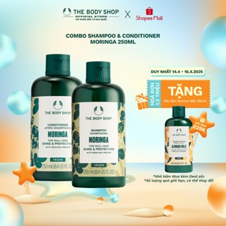 Combo Dầu Gội & Dầu Xả Hoa Chùm Ngây Moringa 250ml The Body Shop