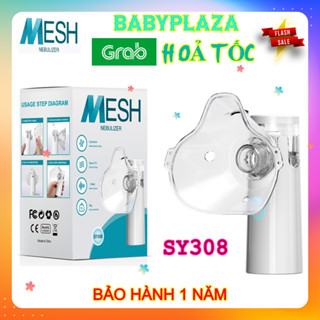 [Hoả Tốc] Máy phun sương mini cầm tay Mesh Nebulizer SY308 bảo hành 1 năm,máy xông hơi cho bé không ồn dùng pin
