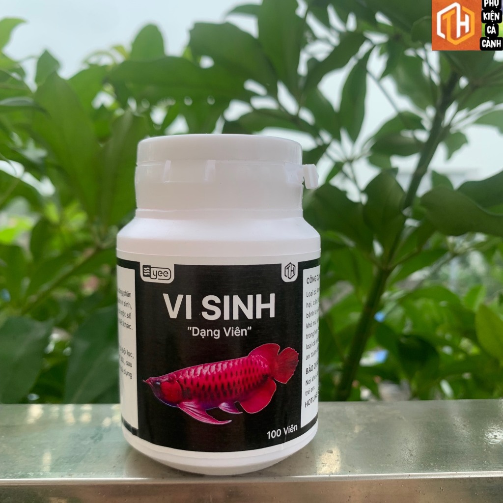 Viên vi sinh dạng viên nén - giúp làm trong nước , khử độc và cân bằng nguồn nước cho bể cá...