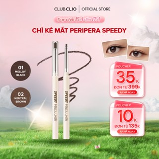 Chì Kẻ Mắt Peripera Speedy Pencil Liner 0.14g Chất Chì Mềm Mại, Lì Mịn Chống Trôi Dễ Kẻ Chính Hãng PECHIKEMAT