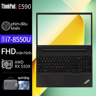 Lenovo Thinkpad E590 Máy tính xách tay 15.6 inch Bộ vi xử lý Intel Core i7 thế hệ thứ 8 AMD RX550X 2GB Card đồ họa rời.