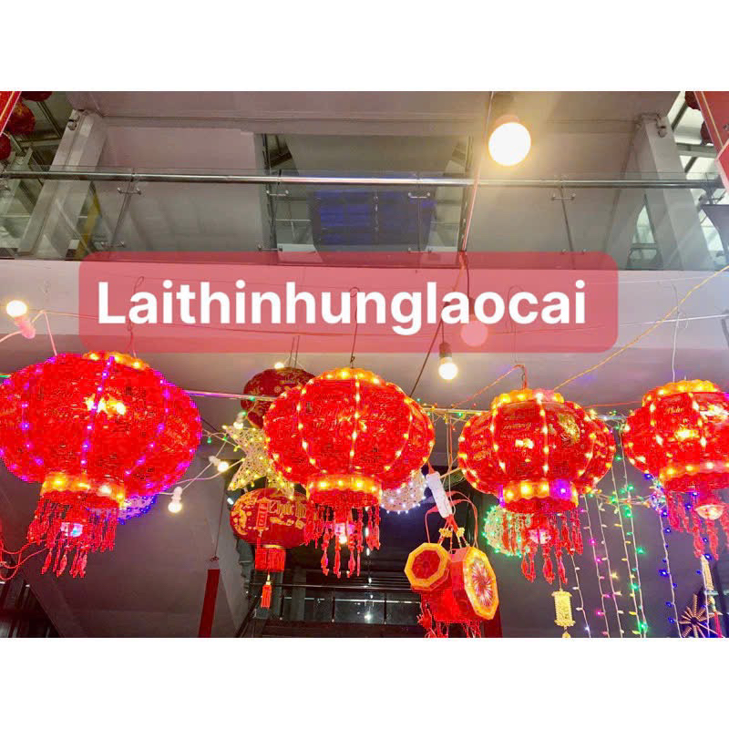 Đèn lồng điện -quả cầu điện Led 3D xoay 360₫