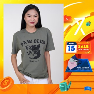 Áo Thun Nữ Couple TX Vải Sợi Bắp Mèo Cute Form Relax WTS 2407
