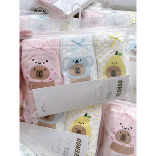 Set 3 quần chip đùi Teengo 100% cotton thoáng khí