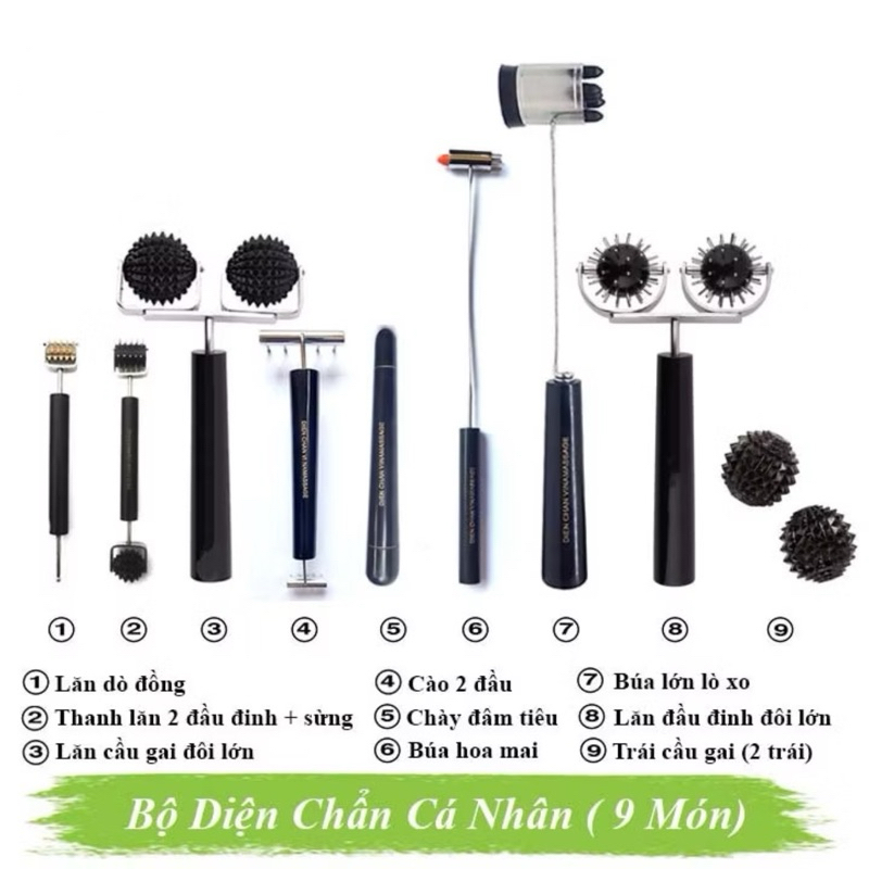 Bộ 9 món Diện Chẩn cá nhân (9 món Diện chẩn)