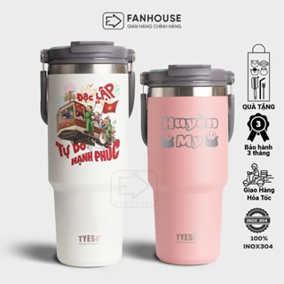 Ly giữ nhiệt cao cấp Tyeso V2 chính hãng cốc giữ nhiệt thể thao Fan House 4 dung tích 600-1200ml