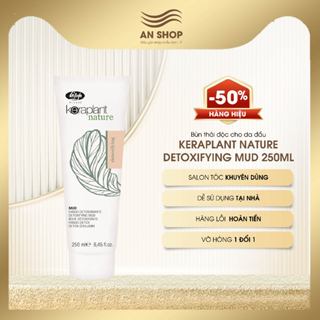Bùn thải độc cho da đầu, Kem tẩy tế bào chết, chống gầu nấm ngứa cho da nhạy cảm Keraplant Nature DETOXIFYING MUD 250ML