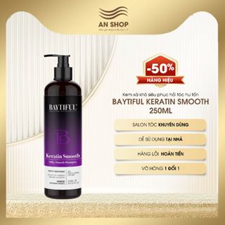 Kem xả khô dưỡng tóc BAYTIFUL KERATIN SMOOTH 250ml (ALL IN ONE TREATMENT) siêu phục hồi tóc uốn nhuộm hư tổn khô xơ