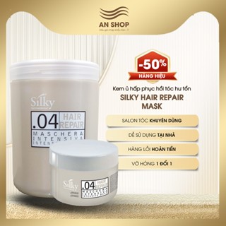 Kem ủ tóc phục hồi tóc hư tổn SILKY HAIR REPAIR MASK 250ML/ 1000ML hấp tóc, dưỡng tóc khô xơ rối, uốn nhuộm duỗi