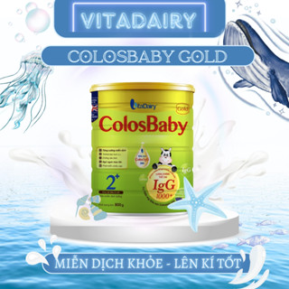 [Vitadairy] Sữa bột Colosbaby Gold (mẫu cũ) lon 800g - giúp Miễn Dịch Khoẻ - Bé Tăng Cân