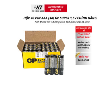 Hộp pin AAA 1,5V GP Batteries Siêu Bền - Hàng chính hãng