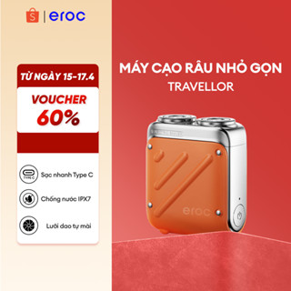 Máy cạo râu du lịch mini Travellor Eroc, Máy cạo râu đa năng 3in1 EROC MAGIC STONE | Chống Nước, Chăm Sóc Toàn Diện.