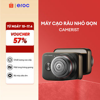 Máy cạo râu mini Eroc Mini 15 lưỡi dao kép mỏng, chống nước IPX7 ,Pin sử dụng đến 2 tháng - BH 12 tháng