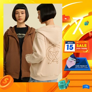 Áo Khoác Chống Nắng Nữ Couple TX Thun Chân Cua In Nhũ Nổi Special Play Logo Form Relax WOK 2060