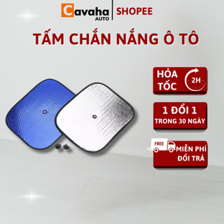 Tấm che nắng cửa kính ô tô 40cm x 30cm, miếng che nắng bên trong xe hơi dầy dặn tráng bạc chống nắng nóng hiệu quả