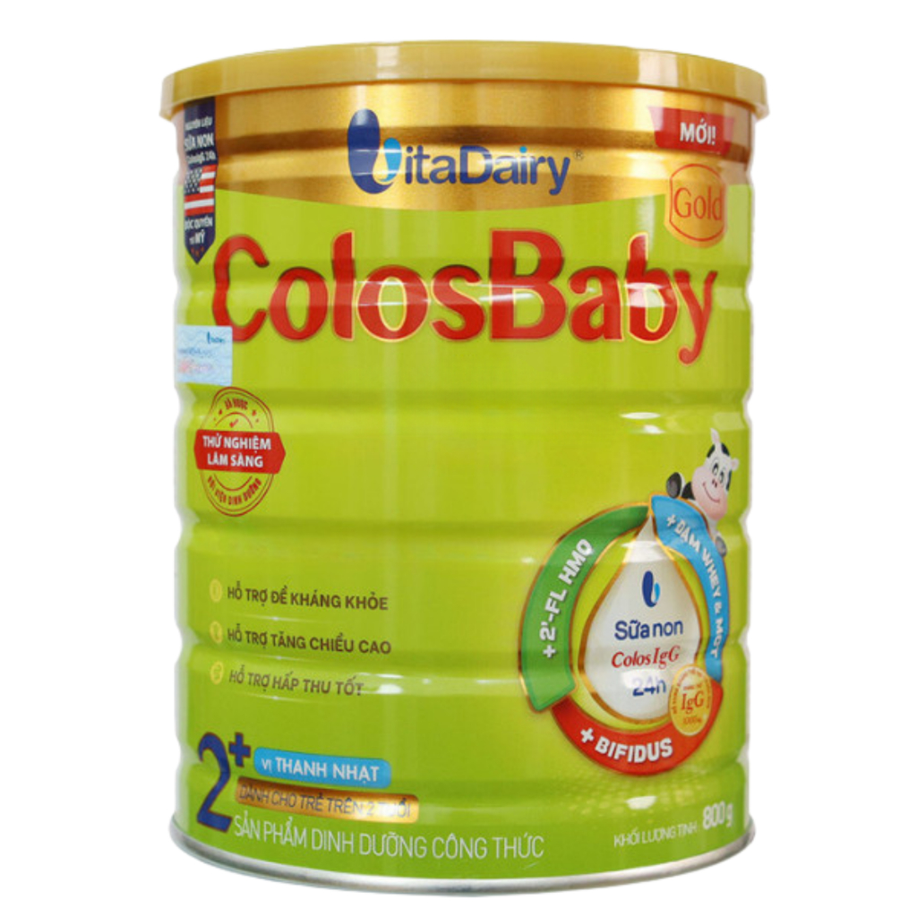 [Vitadairy ] Sữa bột Colobaby GOLD MỚI lon 800g - Giúp bé Tăng Cường Miễn Dịch - Tự Do Lớn Khoẻ