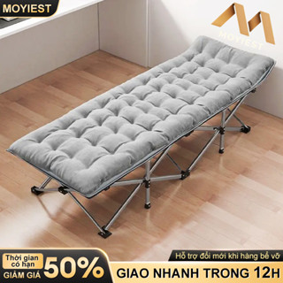MY Giường Xếp Gọn Văn Phòng Chân Kim Loại di động Ngủ Trưa, đi Cắm Trại, Decor Homestay đẹp 190CM