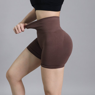 Quần Đùi Ngắn Tập Gym Nữ Chun Mông Quần Legging Siêu Tôn Dáng Vải Dệt Kim Co Dãn Thoải Mái Evasport