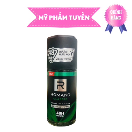 Lăn khử mùi Romano Classic 50ml (xanh lá)