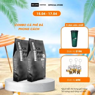 Combo 2 túi cà phê Milano loại cà phê Đá 2 Phong Cách 250g