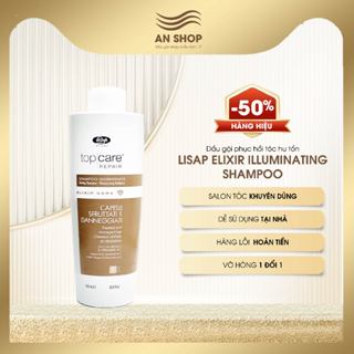 Dầu gội phục hồi tóc hư tổn, dưỡng tóc khô xơ uốn nhuộm duỗi, mềm mượt tự nhiên LISAP ELIXIR ILLUMINATING SHAMPOO
