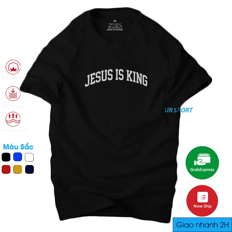 Áo Thun Nam Jesus Is King – Phong Cách Đơn Giản, Ý Nghĩa Sâu Sắc