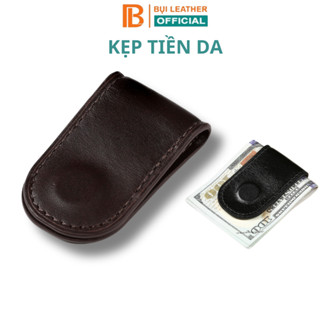 Kẹp tiền da có nam châm. Chuyên dùng kẹp tiền thay dùng ví P100