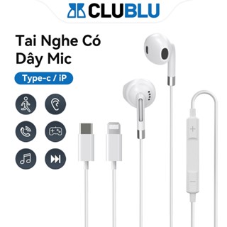 -CLUBLU- Tai Nghe Có Dây Light Cho 7-14 Nhét Tai Âm Bass Hai Tai Stereo Phụ Kiện Điện Thoại