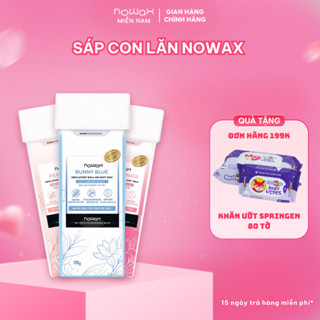 Sáp wax lông con lăn NOWAX kèm dụng cụ - lựa chọn tốt nhất cho waxing chân, tay, lưng bụng ngực