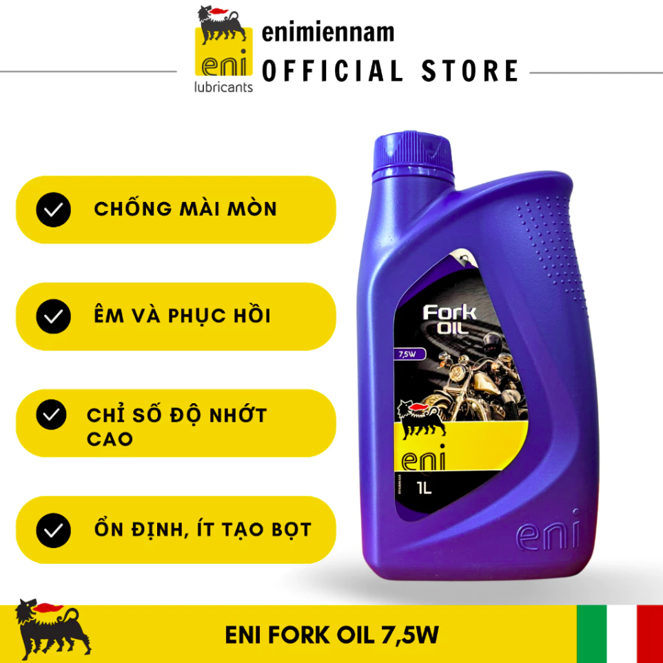 Dầu phuộc Eni Fork Oil 7.5W nhập khẩu Ý